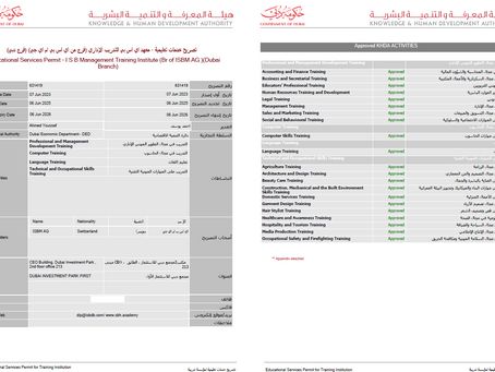 ABMS Academy of Business Management – Switzerland: Swiss Education with KHDA Pathways Through ISBM and SIU Global Network