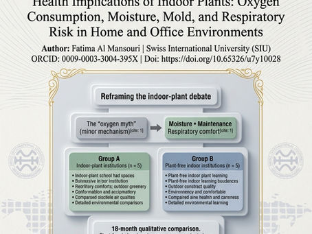 Health Implications of Indoor Plants: Oxygen Consumption, Moisture, Mold, and Respiratory Risk in Home and Office Environments