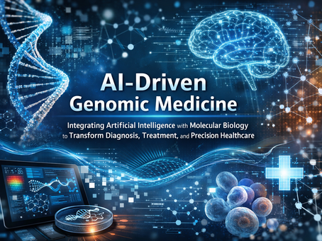 AI-Driven Genomic Medicine: Integrating Artificial Intelligence with Molecular Biology to Transform Diagnosis, Treatment, and Precision Healthcare