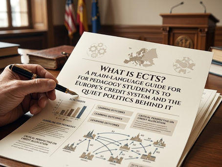 What Is ECTS? A Plain-Language Guide for Pedagogy Students to Europe's Credit System and the Quiet Politics Behind It