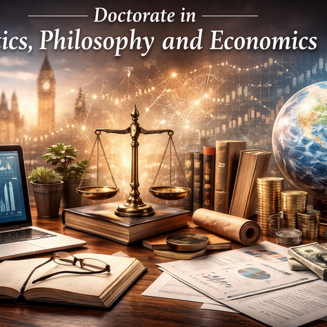 دكتوراه في السياسة والفلسفة والاقتصاد