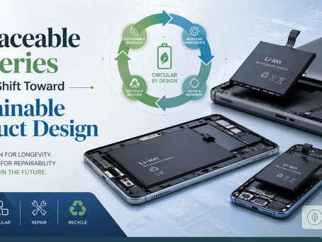 Replaceable Batteries and the Shift Toward Sustainable Product Design