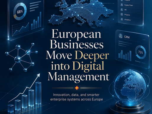 European Businesses Move Deeper into Digital Management as E-Business Tools Grow in 2025