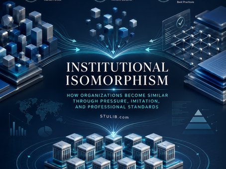 Institutional Isomorphism: How Organizations Become Similar Through Pressure, Imitation, and Professional Standards