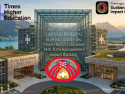 Swiss International University Ranked #2 in Switzerland by the Times Higher Education THE 2026 Sustainability Impact Ranking