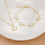 Thumbnail: Set Necklace and Bracelet five-leaf clover