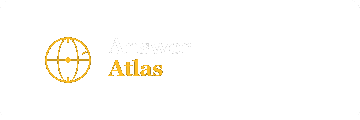 Answer Atlas Yellow Globe Icon Logo