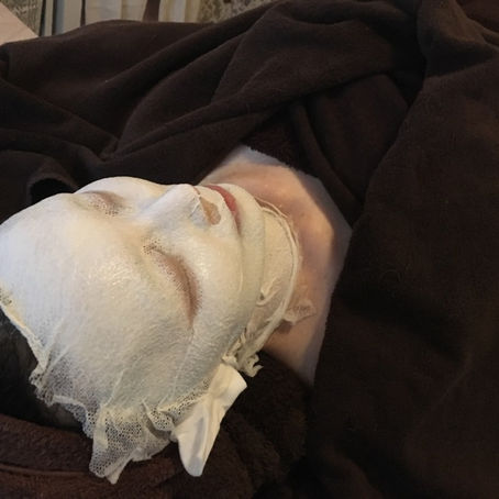 初スポンジアトリートメントフェイシャルのお客様