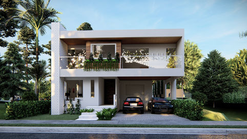 Projeto de arquitetura de casa no condomínio Solaris-Maricá-RJ