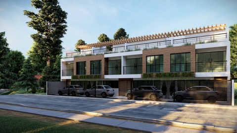 Projeto de arquitetura de habitação geminada em ilópolis-RJ