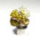 Thumbnail: Citrine Stones Ring with Natural Pearl. Rhinestones.
