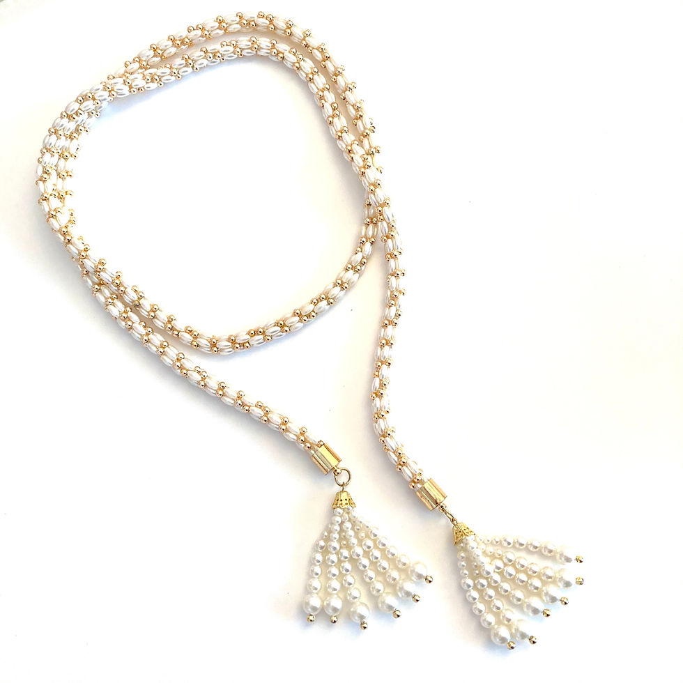 Alexandria - Micro Pearls III - Long Necklace.