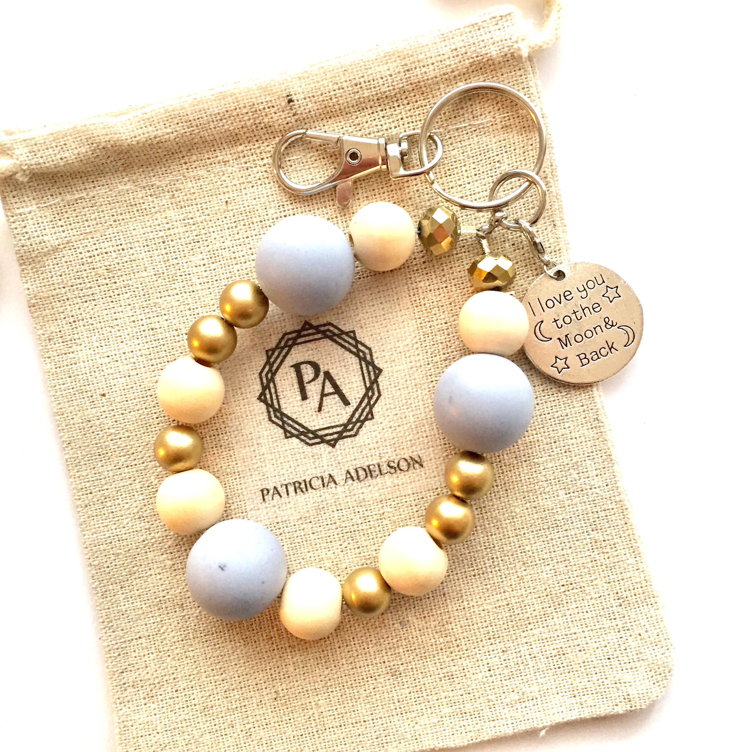 KeyChain - "I love you to the Moon and Back"