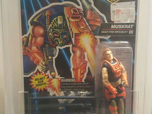 1993 GI JOE Battle Corps Muskrat Series 12 AFA Graded 85NM+