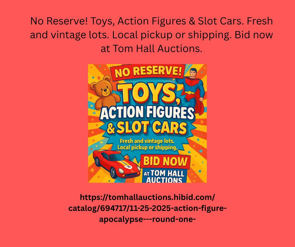 NO RESERVE AUCTION ACTION FIGURE BLOWOUT