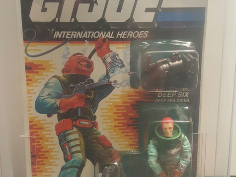 1992 Funskool GI Deep Six AFA Graded 85NM+ Russian Release