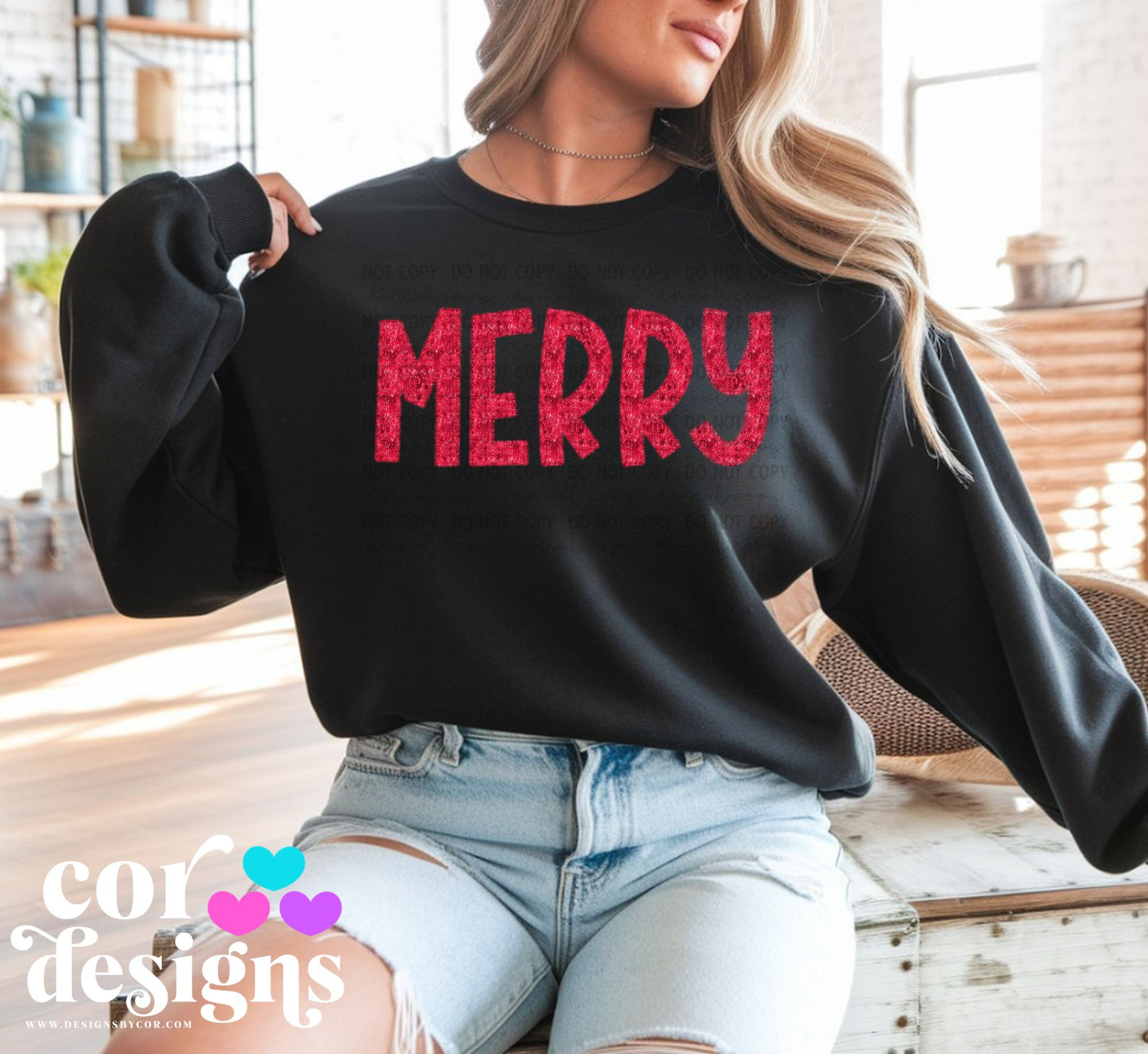 Merry Faux Tinsel | Christmas | Digital Downloads