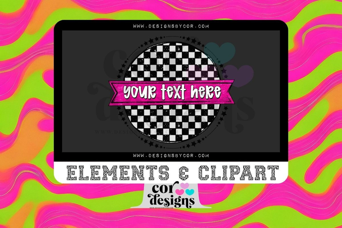 Circle Background | Elements And Clipart | Digital Download