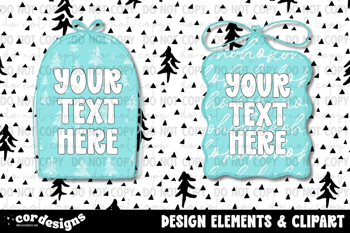Christmas Frames | Elements And Clipart | Digital Download