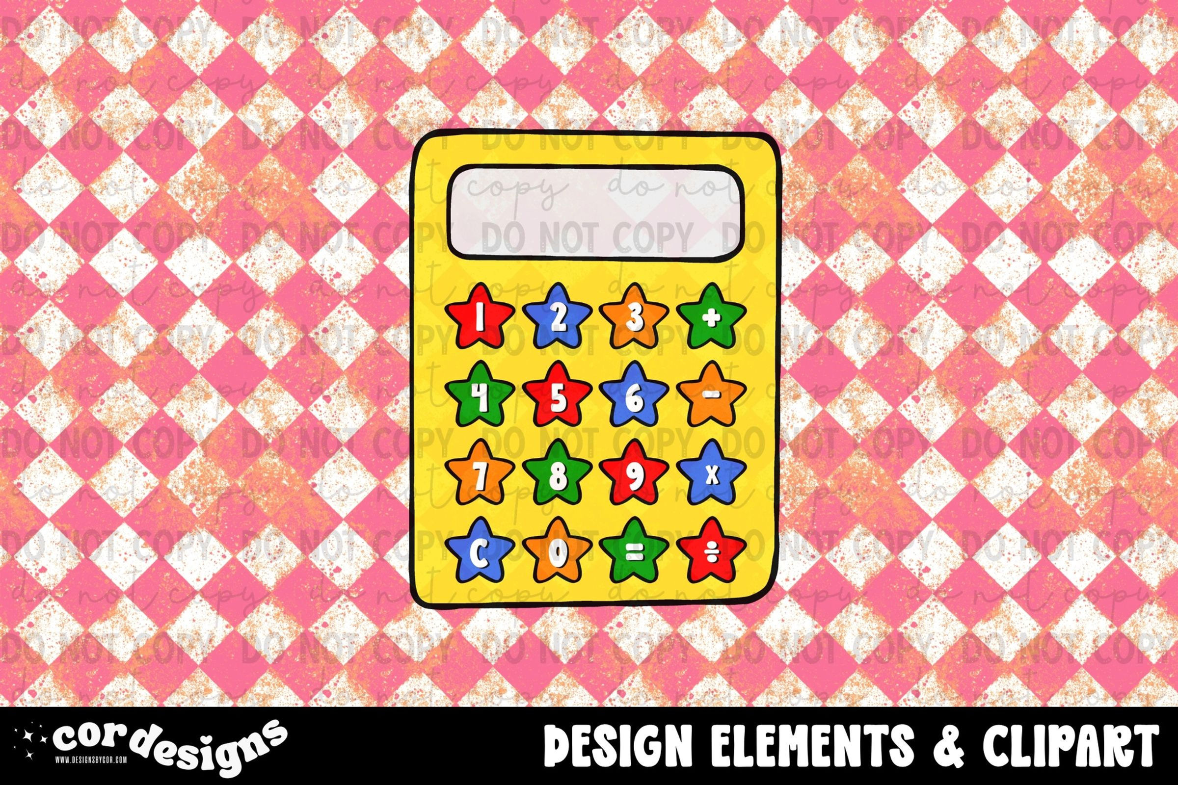 Calculator | Elements And Clipart | Digital Download
