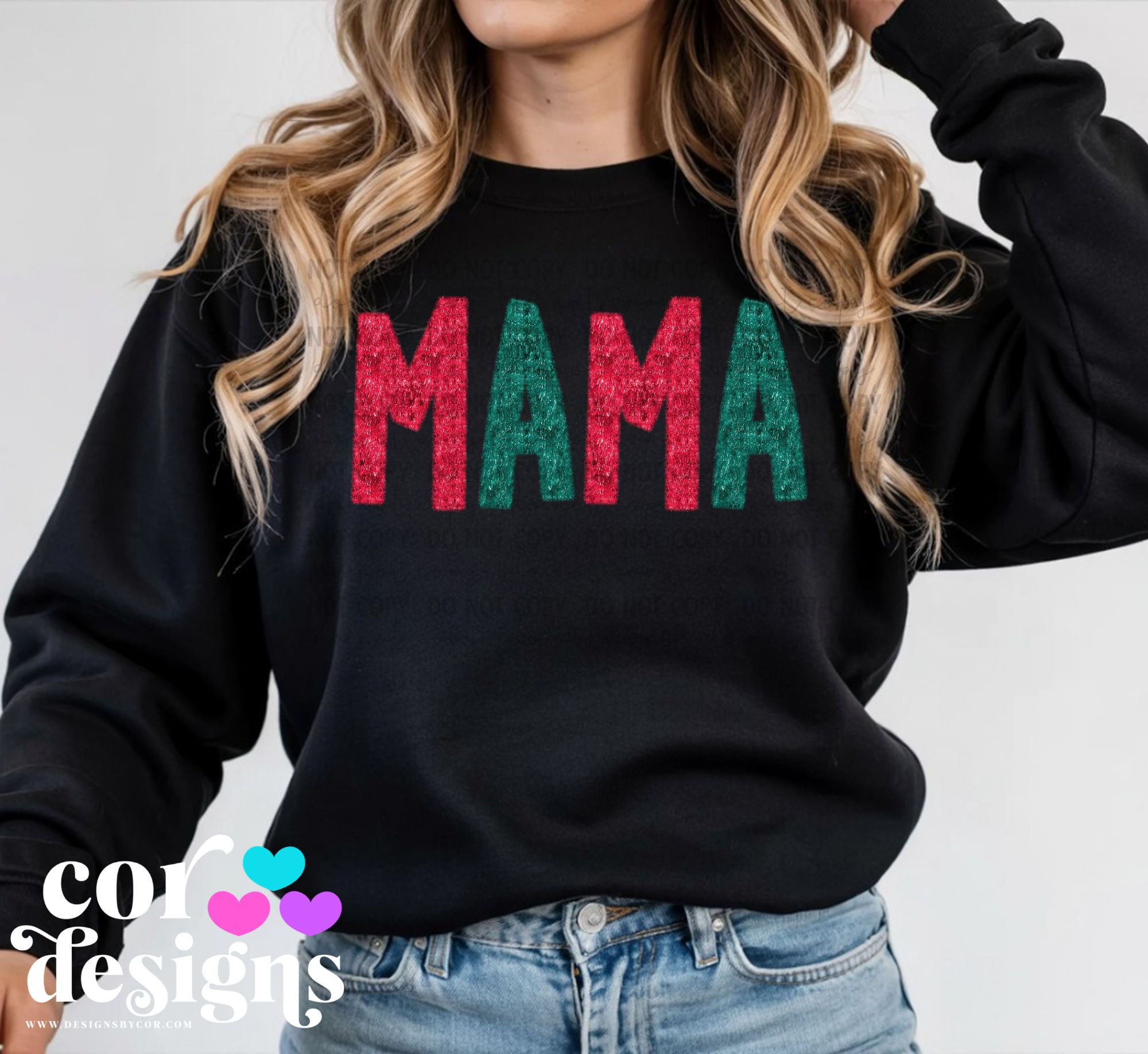 Mama Faux Tinsel | Christmas | Digital Downloads