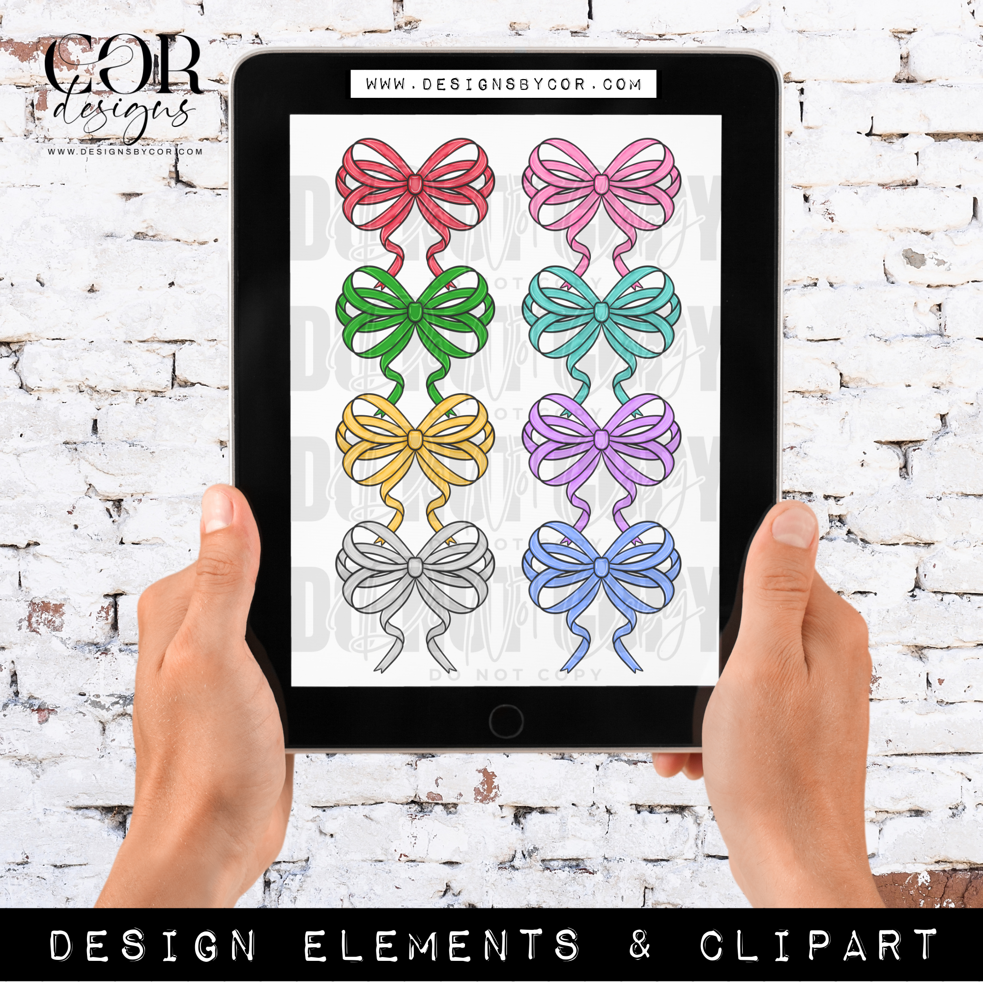 Bow Bundle | Design Elements And Clipart | Digital Download