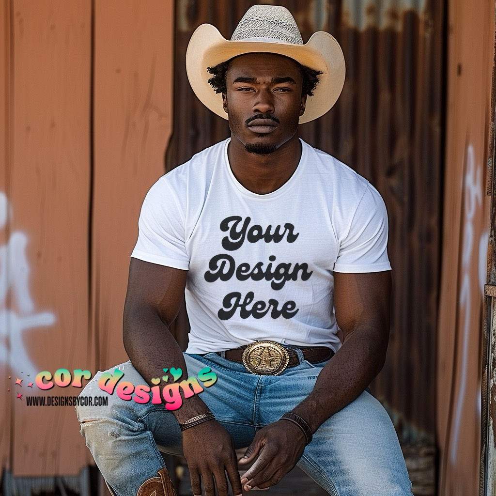 Short Sleeve Mock-Up | Men's Mock-Up | Digital Download