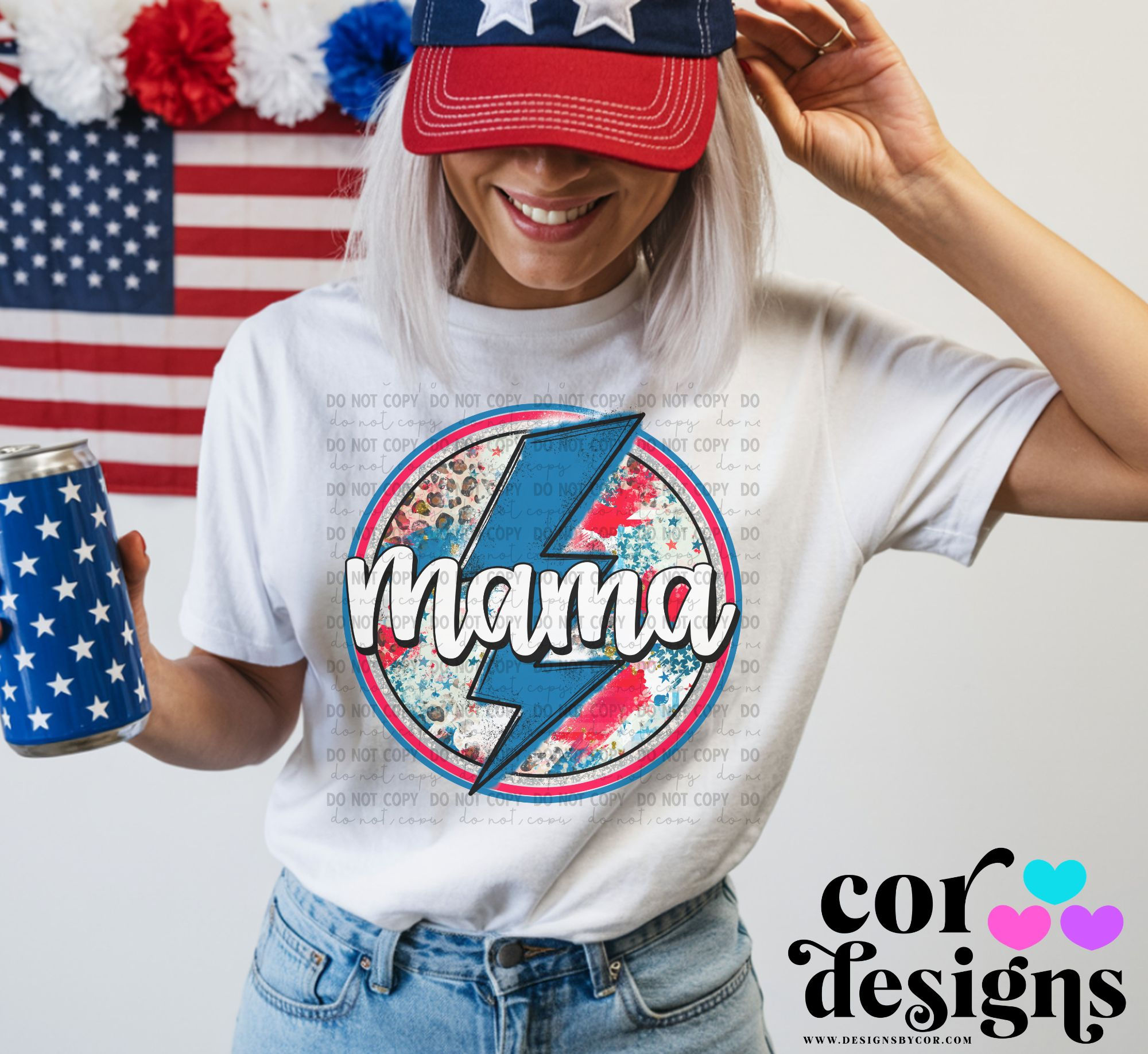 Mama | Red White And Blue | Digital Downloads