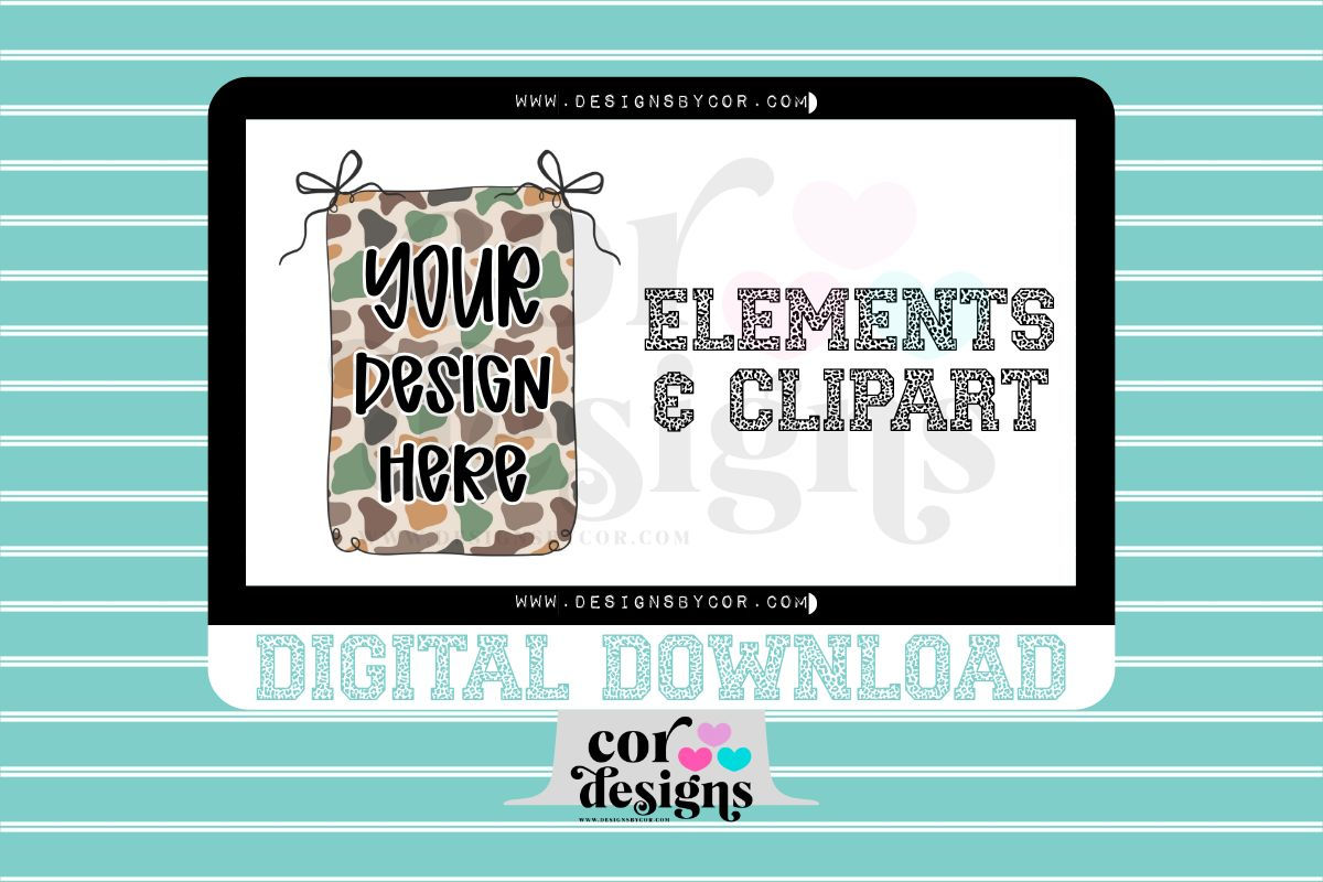 Bow Frame | Design Elements And Clipart | Digital Download
