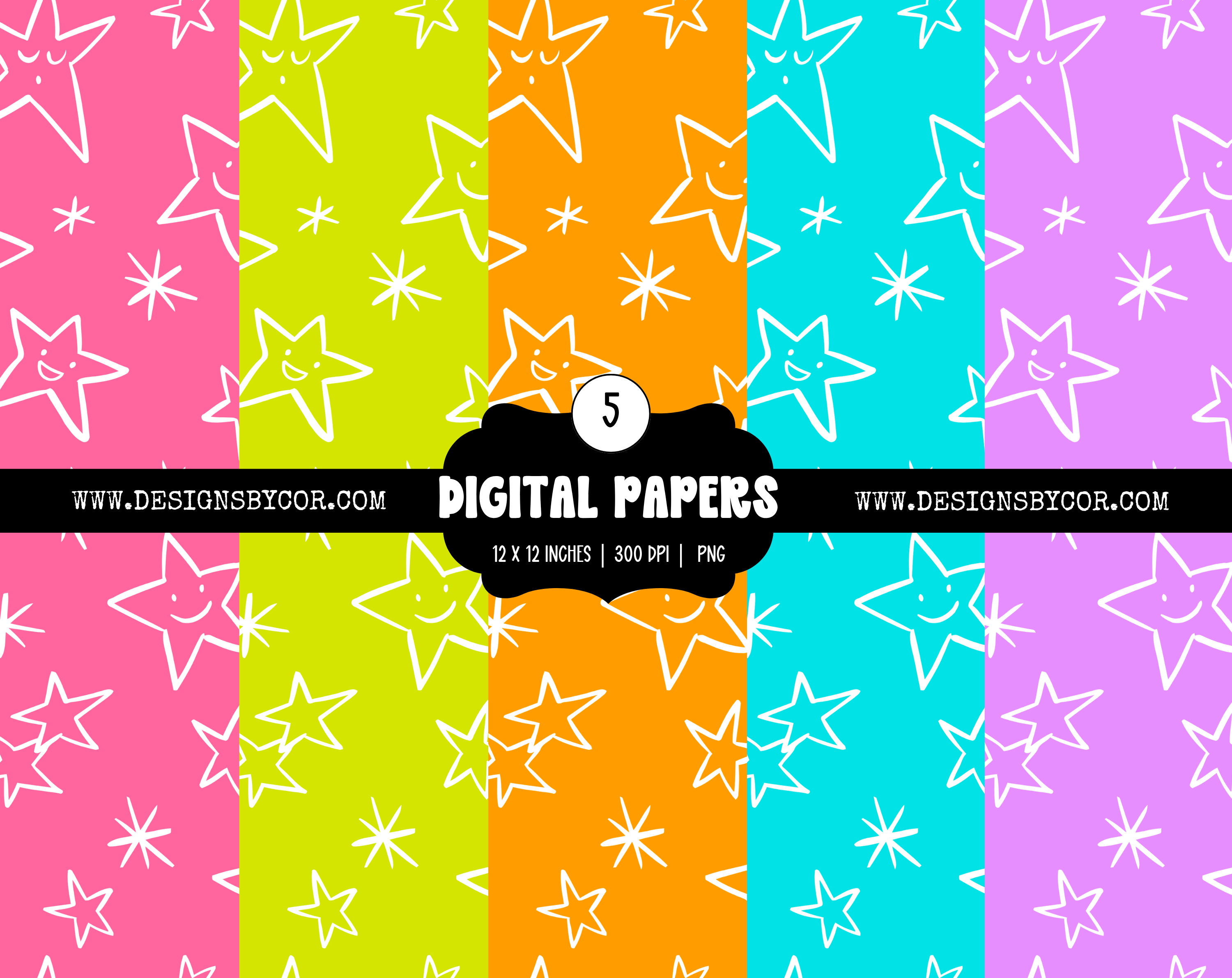 School Paper | Design Elements And Clipart | Digital Download