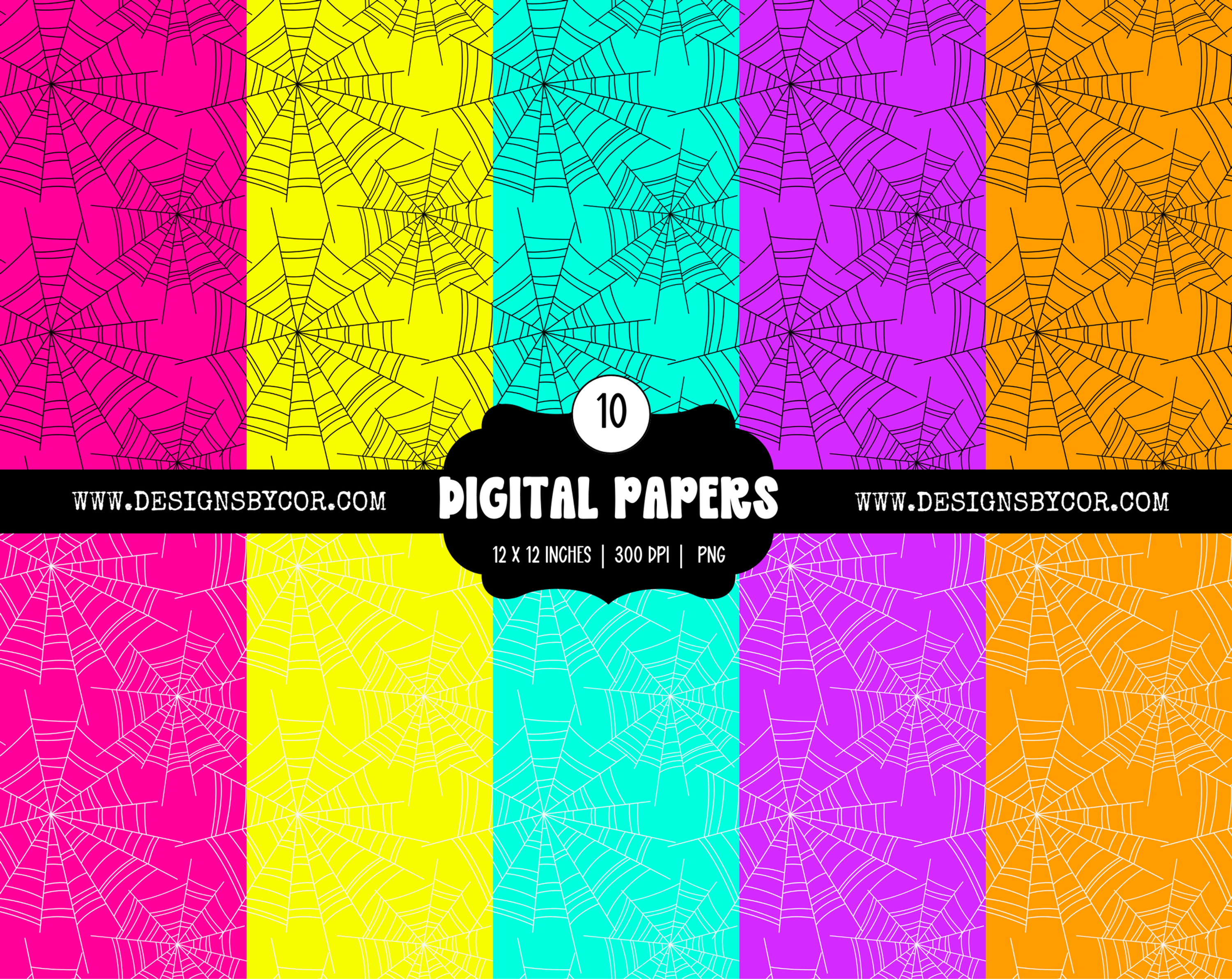Halloween Paper | Design Elements And Clipart | Digital Download