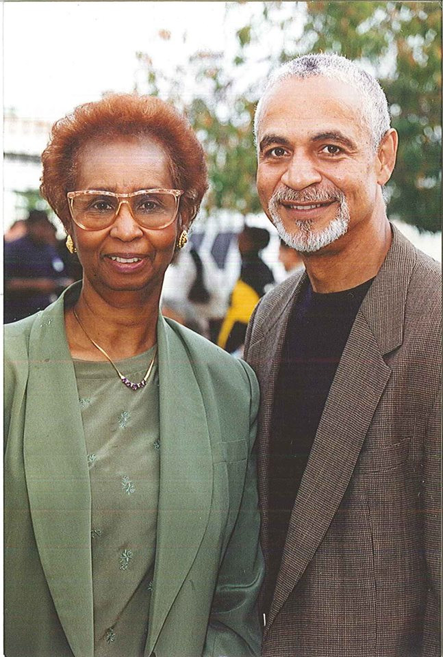 Ron Glass and Myrtle Faye Rumph, Founder of Wooten Center