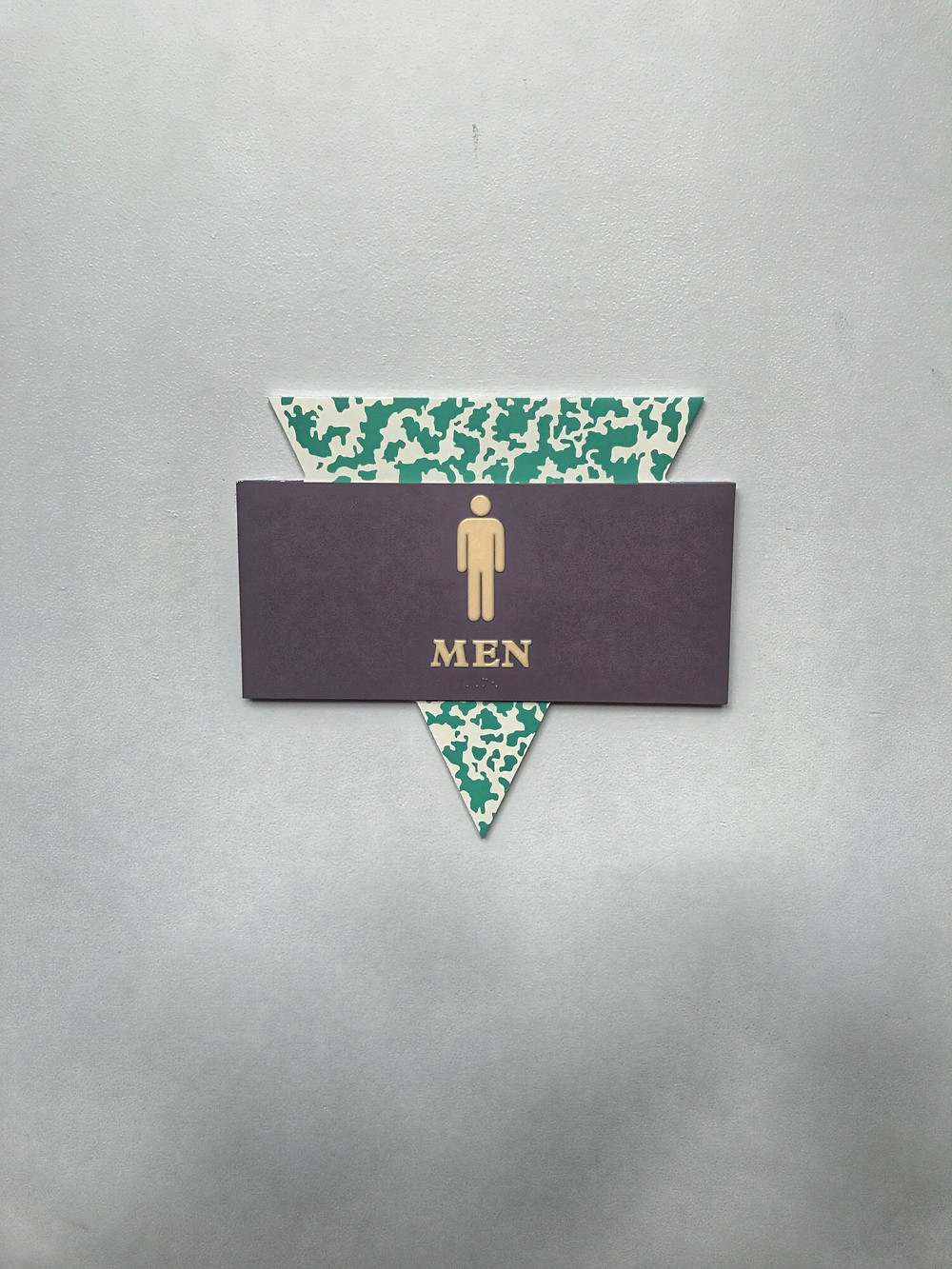 Men's Room Sign, Wonders of Life Pavilion, Epcot