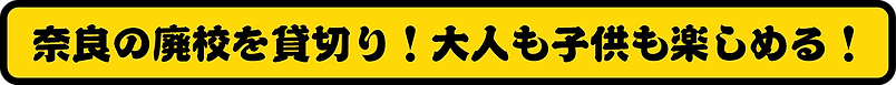 奈良の廃校を貸切り!大人も子供も楽しめる!