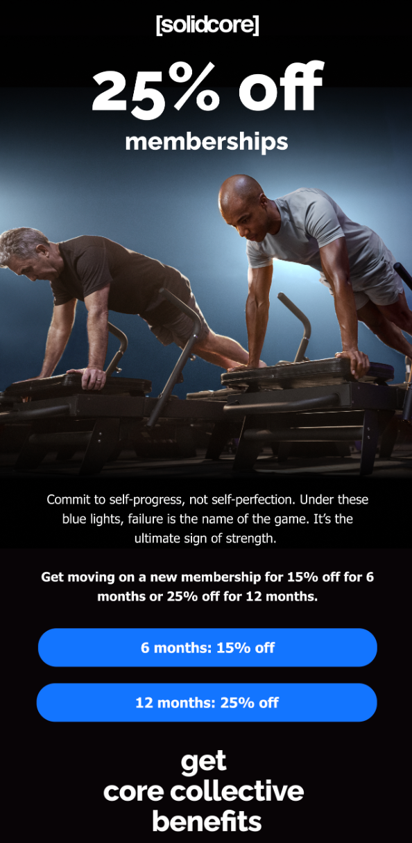 [solidcore] - Memberships Push