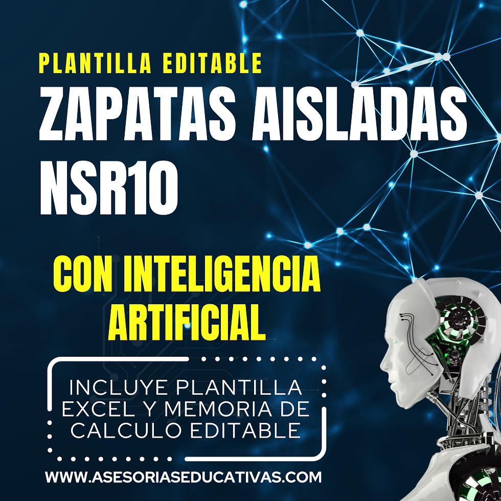 Zapatas Aisladas con IA