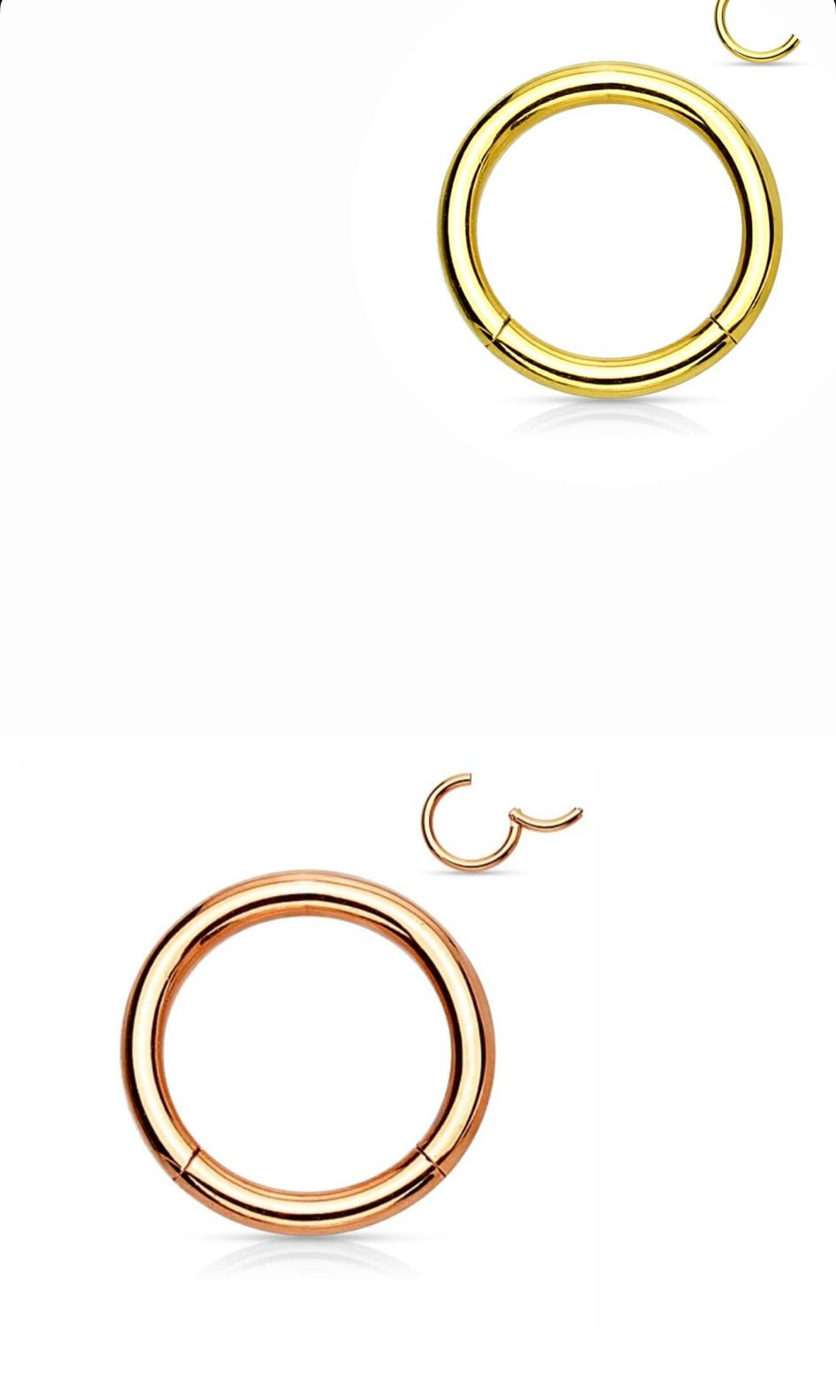 Titanium Hinged Segment Ring