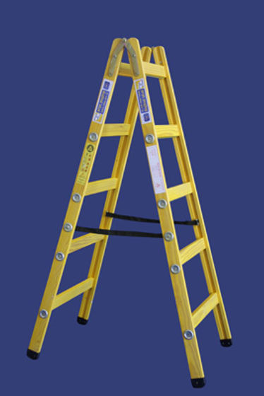 Standard wooden ladder