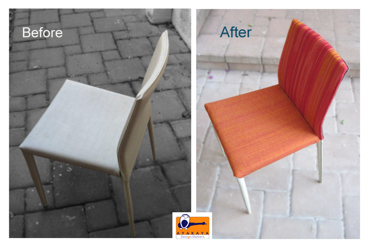 8 Dining chairs makeover