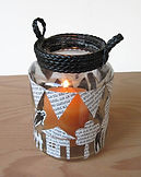 Glass Jar Turned to Lantren