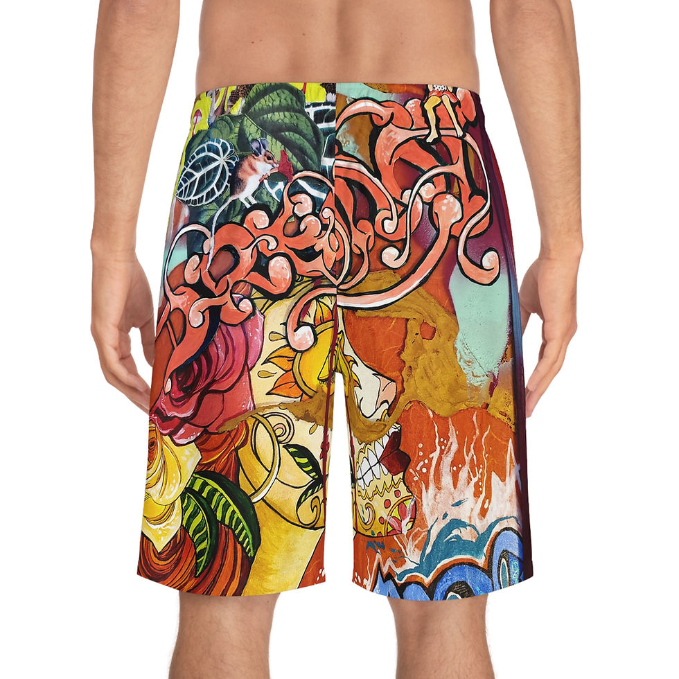 Thumbnail: Men's Graffiti Dreamt Board Shorts 
