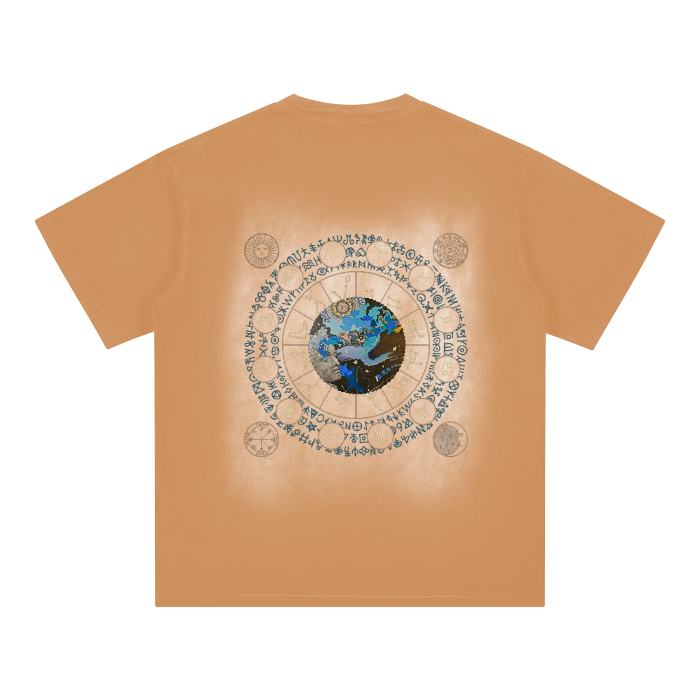 Thumbnail: QMTS Washed Drop Shoulder T-Shirt - 250 GSM