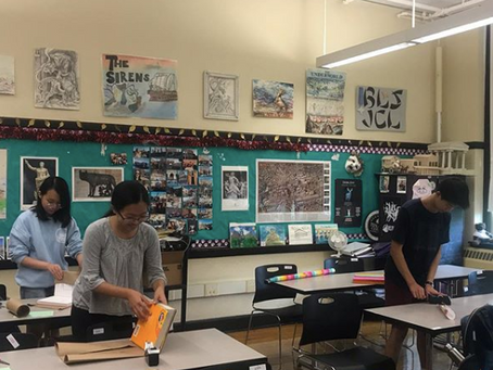 Book Wrapping at BLS!