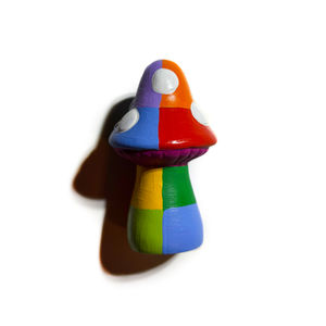 Rainbow Checkered Mushroom