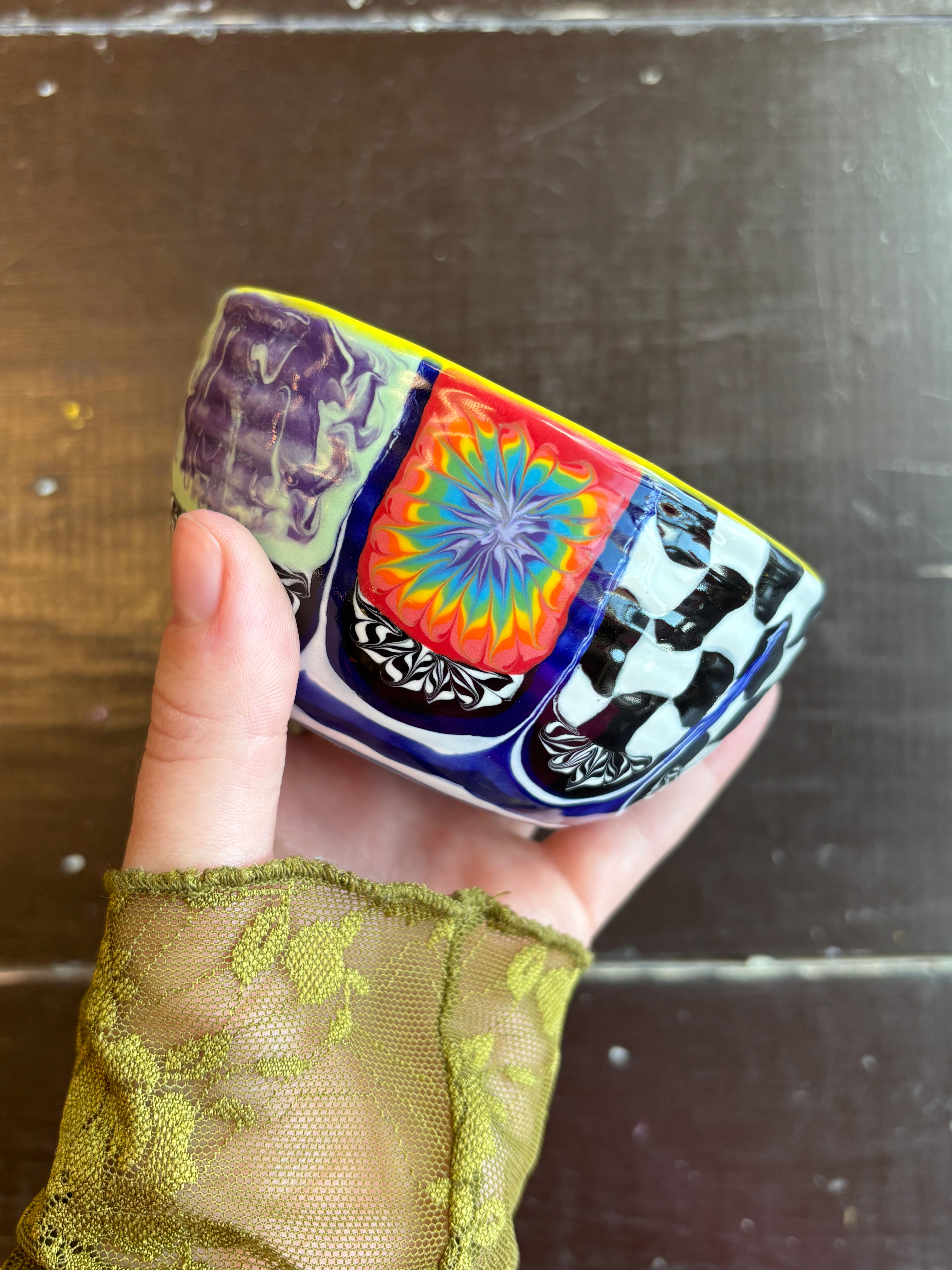 Cosmic Bloom Pour Bowl