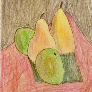 Picasso Fruit Study