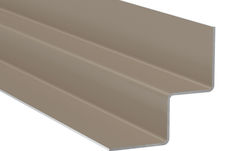 Hardie internal corner metal trim khaki brown