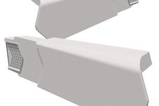 Dry VergeTileUnit Left HandWhite