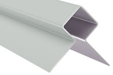 Hardie external corner metal trim light mist