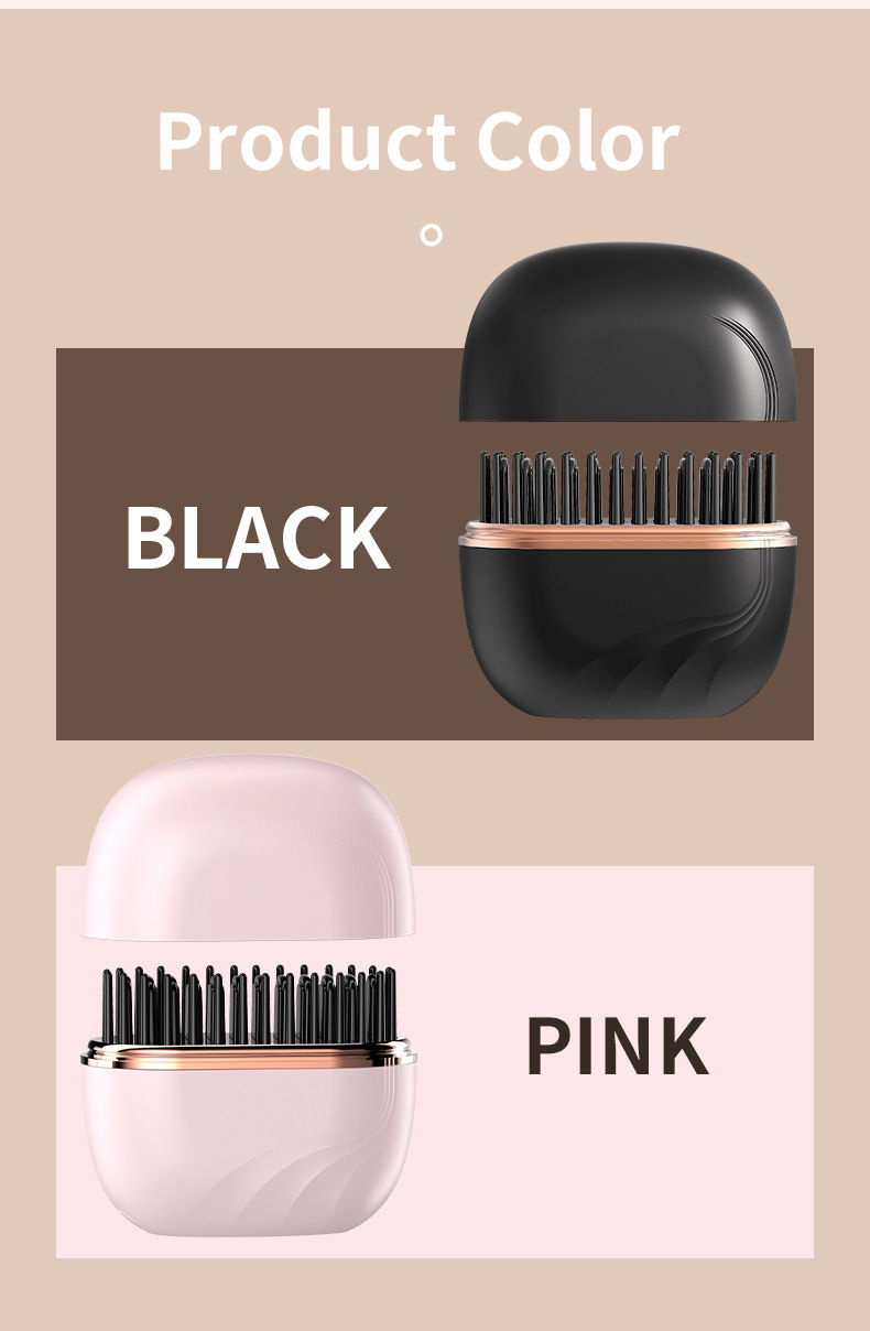 Thumbnail: Mini Rechargeable Hair Straightener Brush